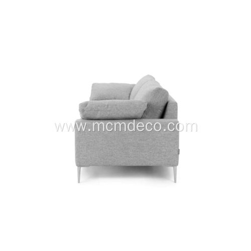 Nova Winter Gray Fabric Sofa